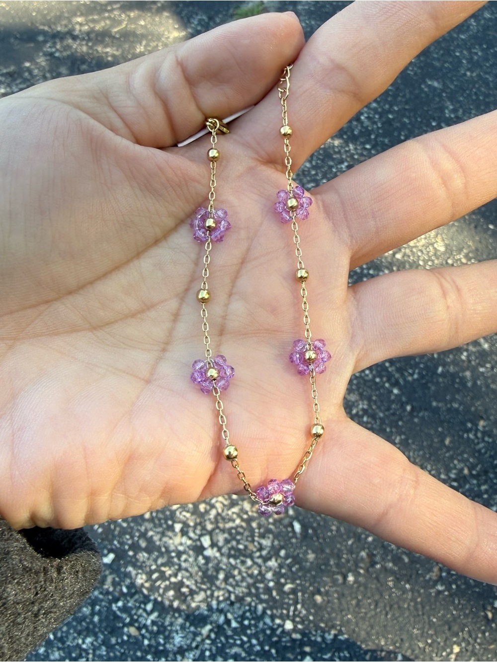 Stainless steel bracelet.